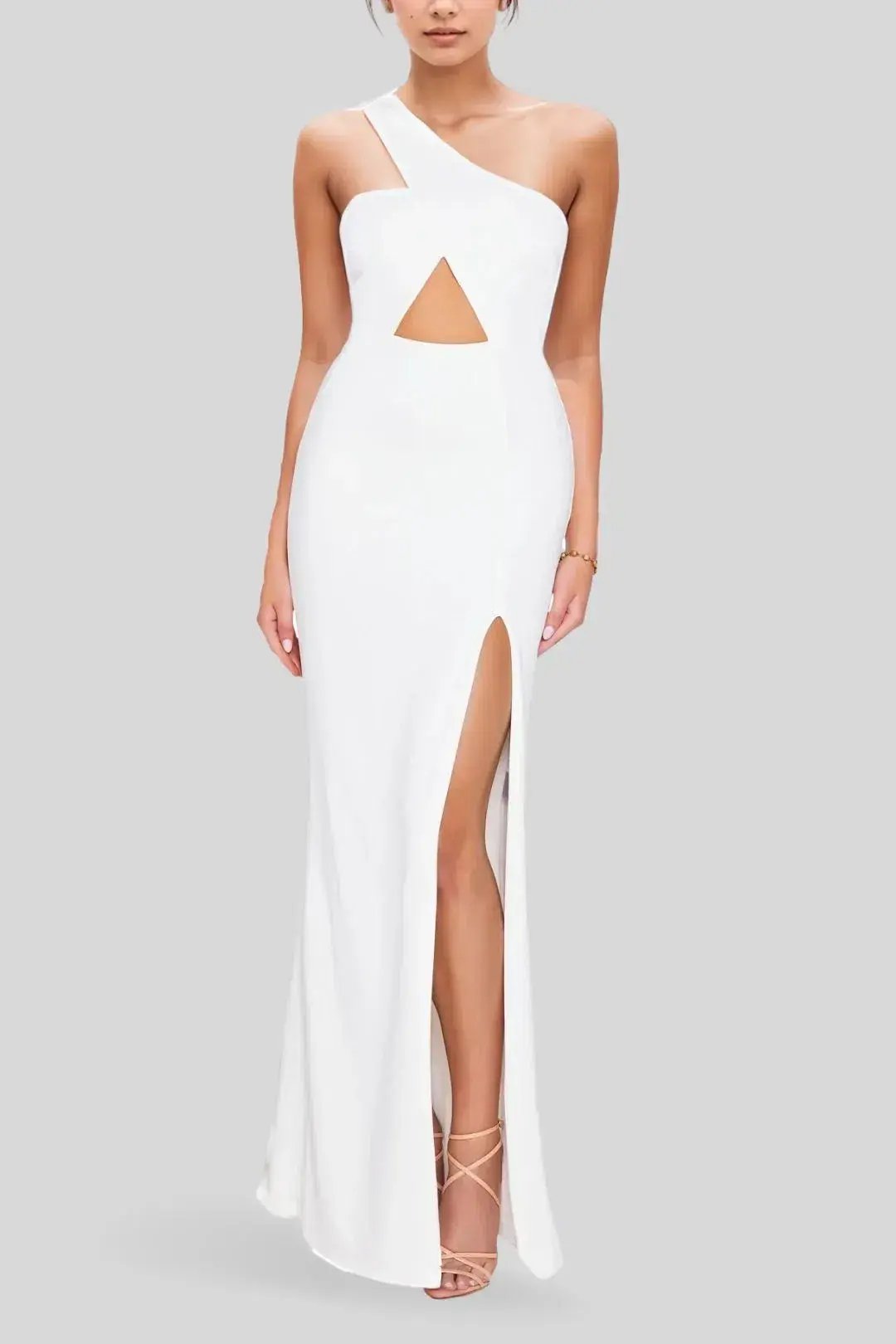 Nookie Bliss Cut Out Gown in Ivory Size 8 photo 2