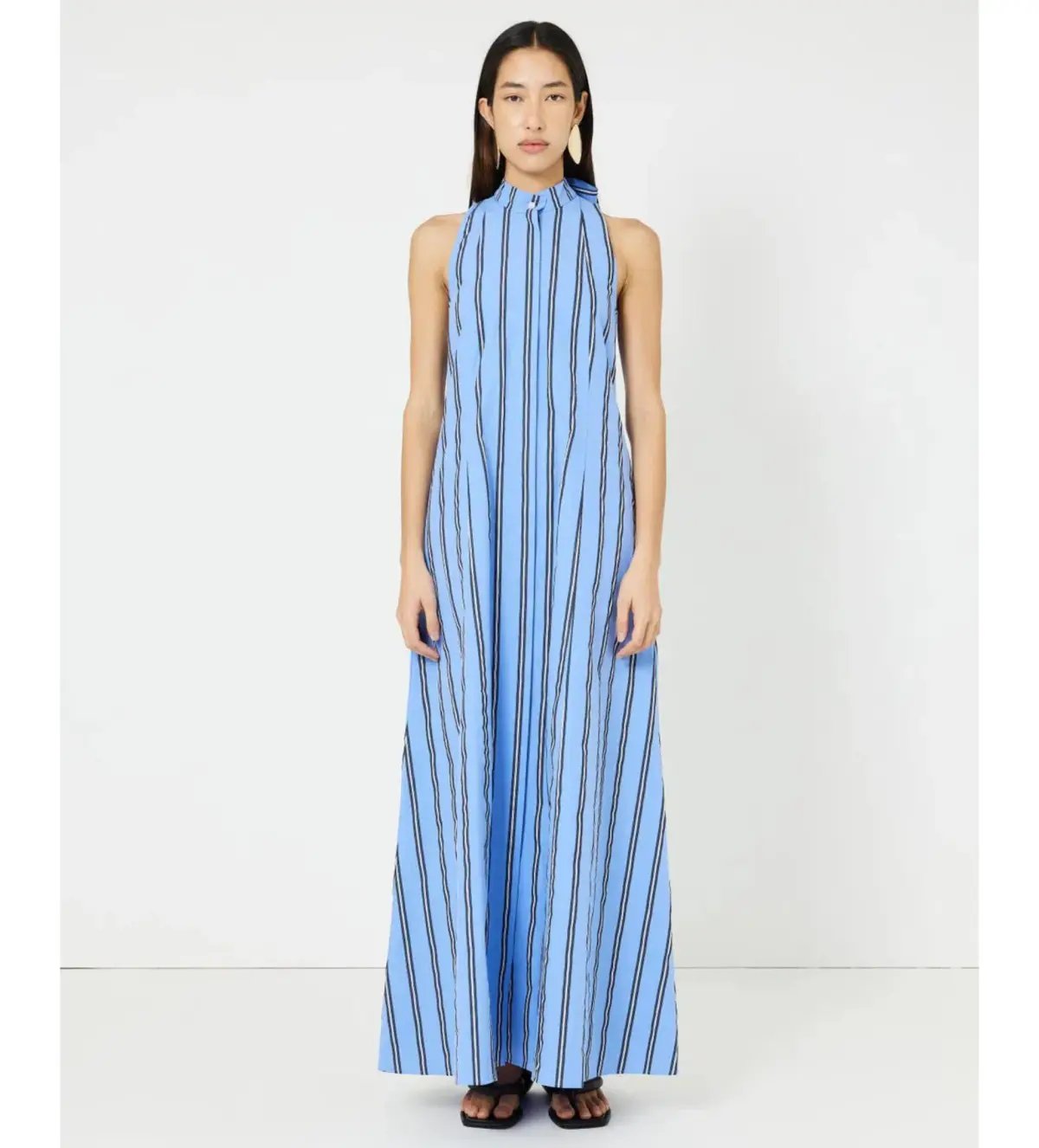 Camilla And Marc Maxi Dress Atoll Stripe Size 12 photo 4