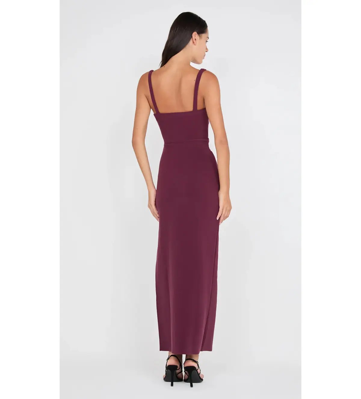 Bec & Bridge Leora Tuck Maxi Dress in Plun Size AU 6 photo 4