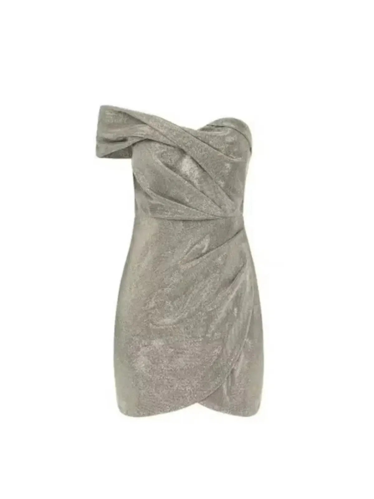 Sheike Cosmic Dress Silver Size 8 photo 2