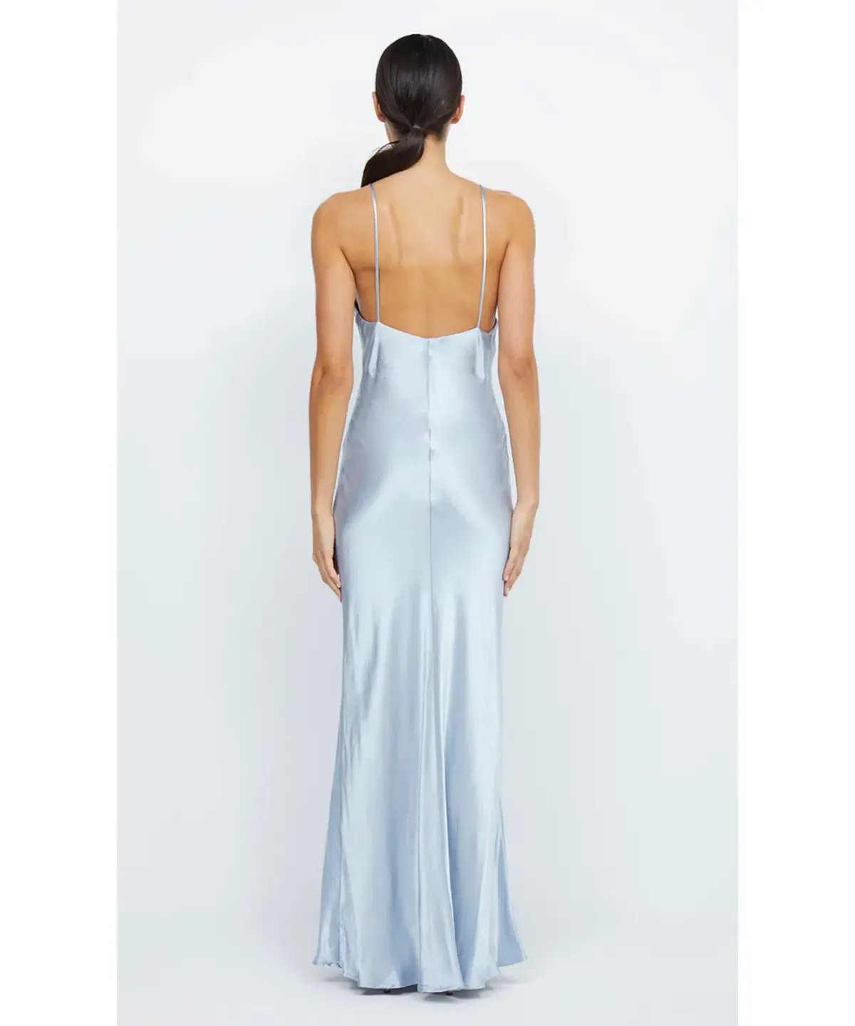 Bec & Bridge Moon Dance Maxi V Dress Dusty Blue Size AU 10 photo 3