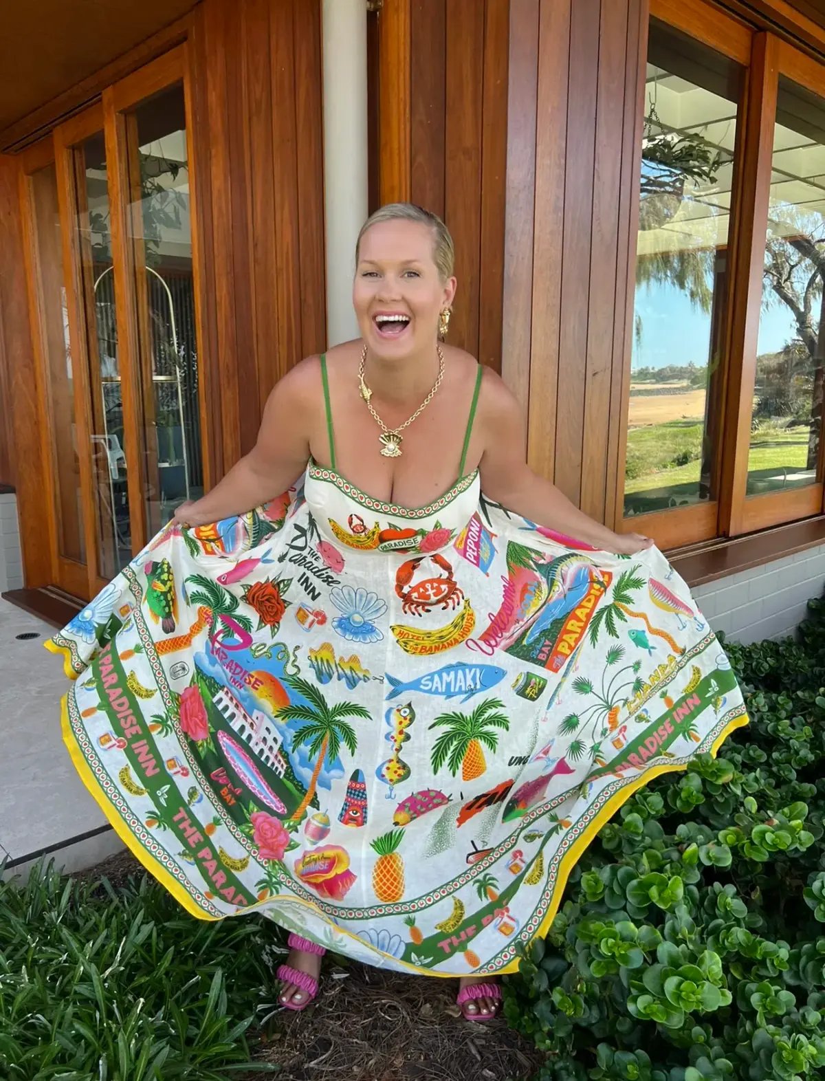 Alemais Paradiso Sundress in Multi Size AU 16 photo 2