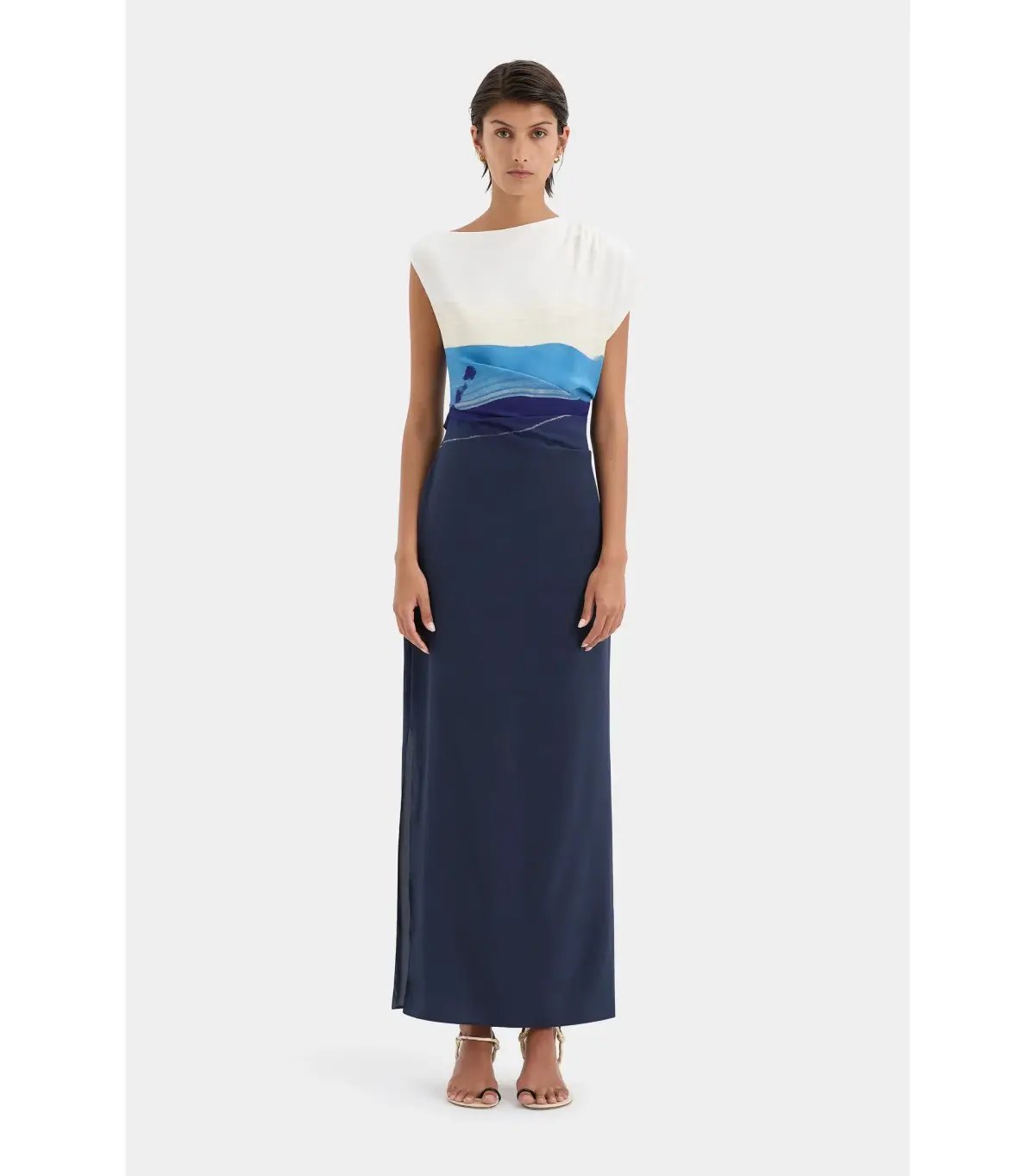 Sir the Label Mariner Midi Dress Shoreline Stripe Size AU 12 photo 4