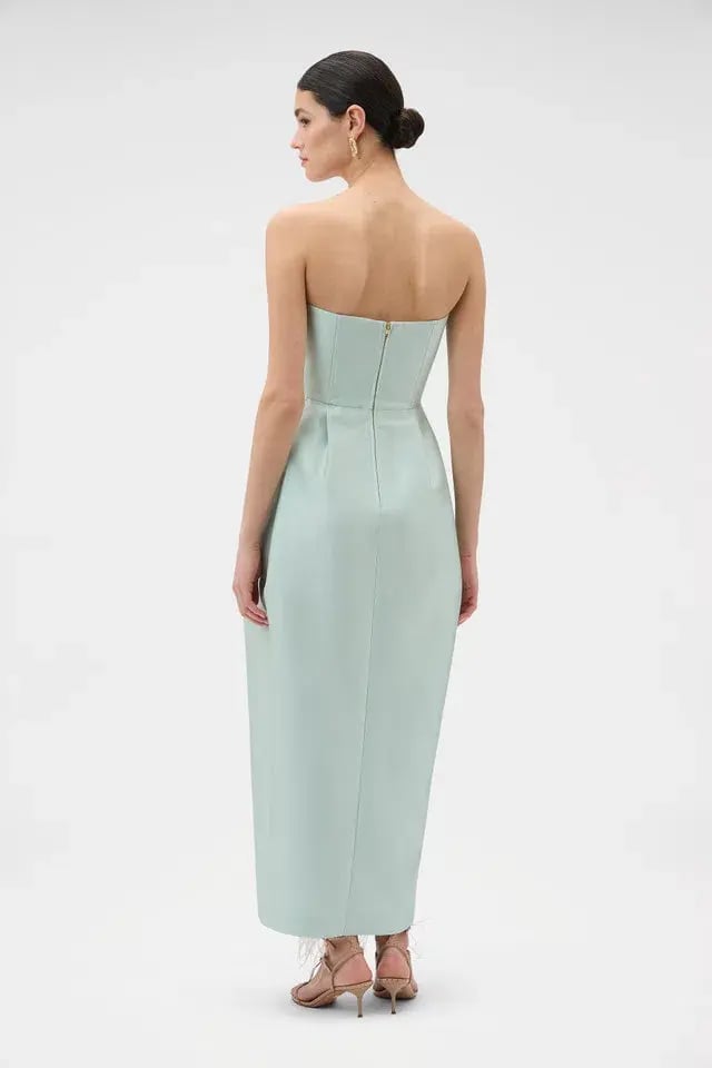 Oroton Bodice Detail Gown Glass Size 10 photo 3