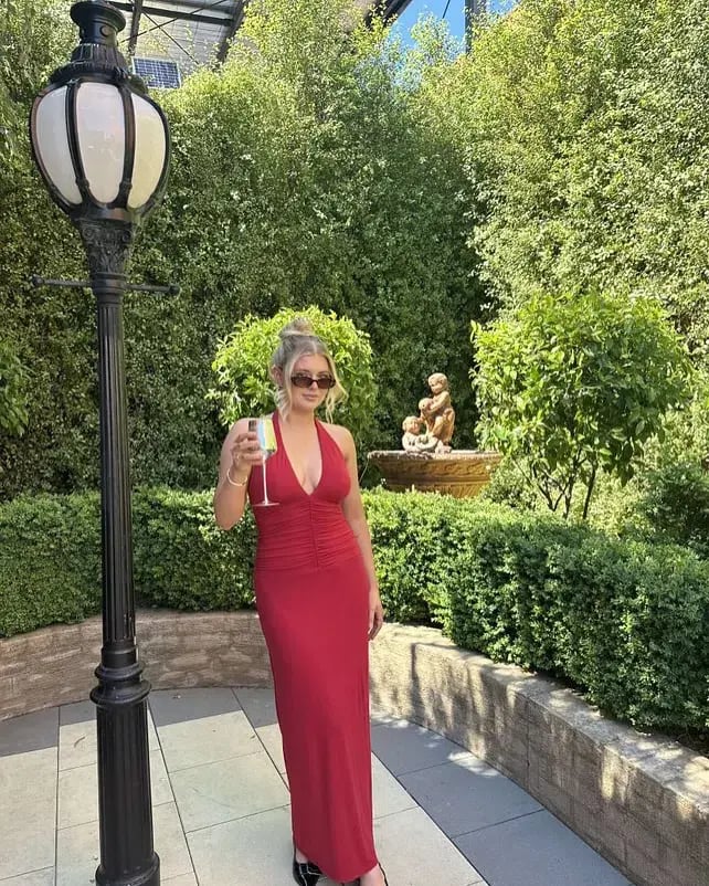 Kookai Brooklyn Maxi Dress in Scarlet Size AU 6 photo 4