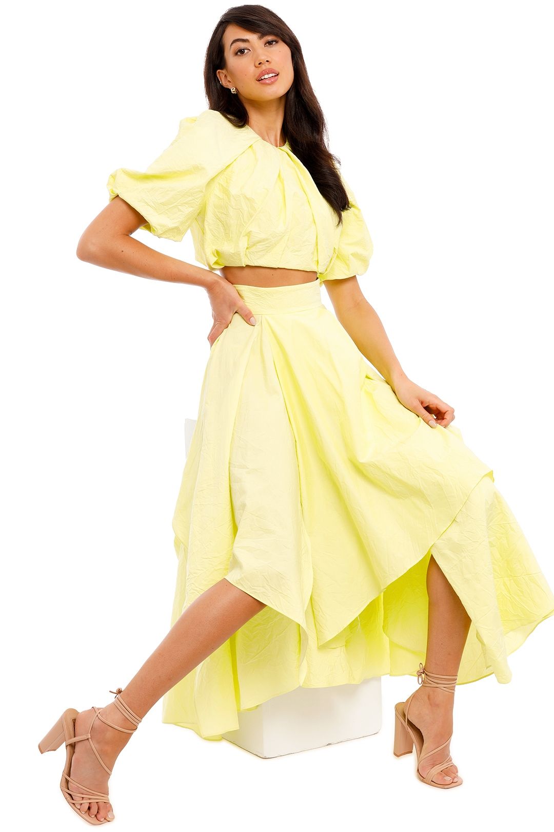 Euphoria Top and Euphoria Skirt Set - Citron photo 4