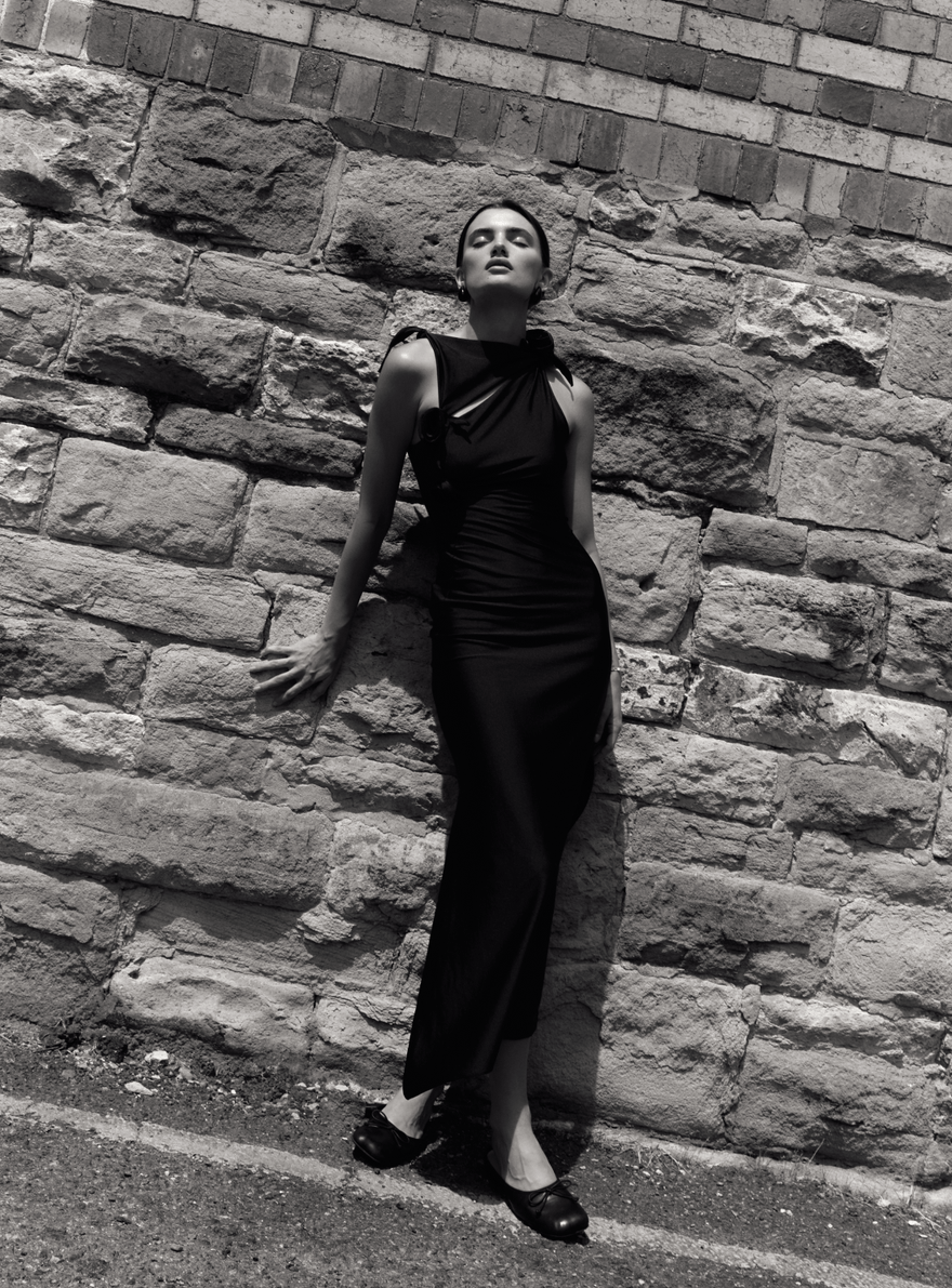 Coperni Asymmetric Flower Gown photo 4