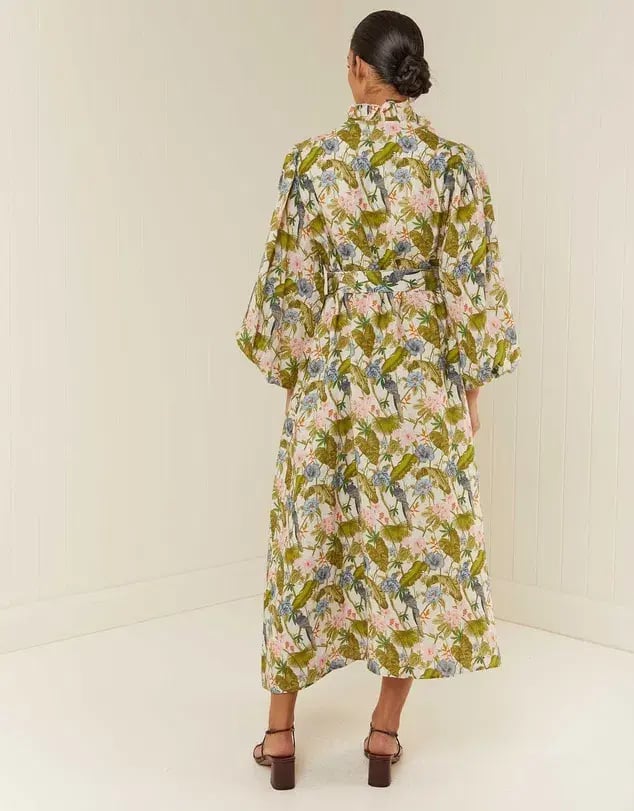 Palm Noosa Apollo Midi Dress in Jungle Pink Size 12 photo 3