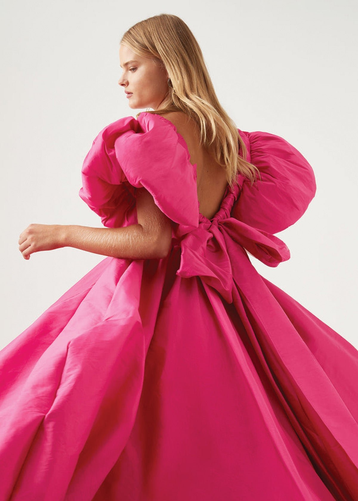 Manifestation Gown in Fuchsia Pink photo 2
