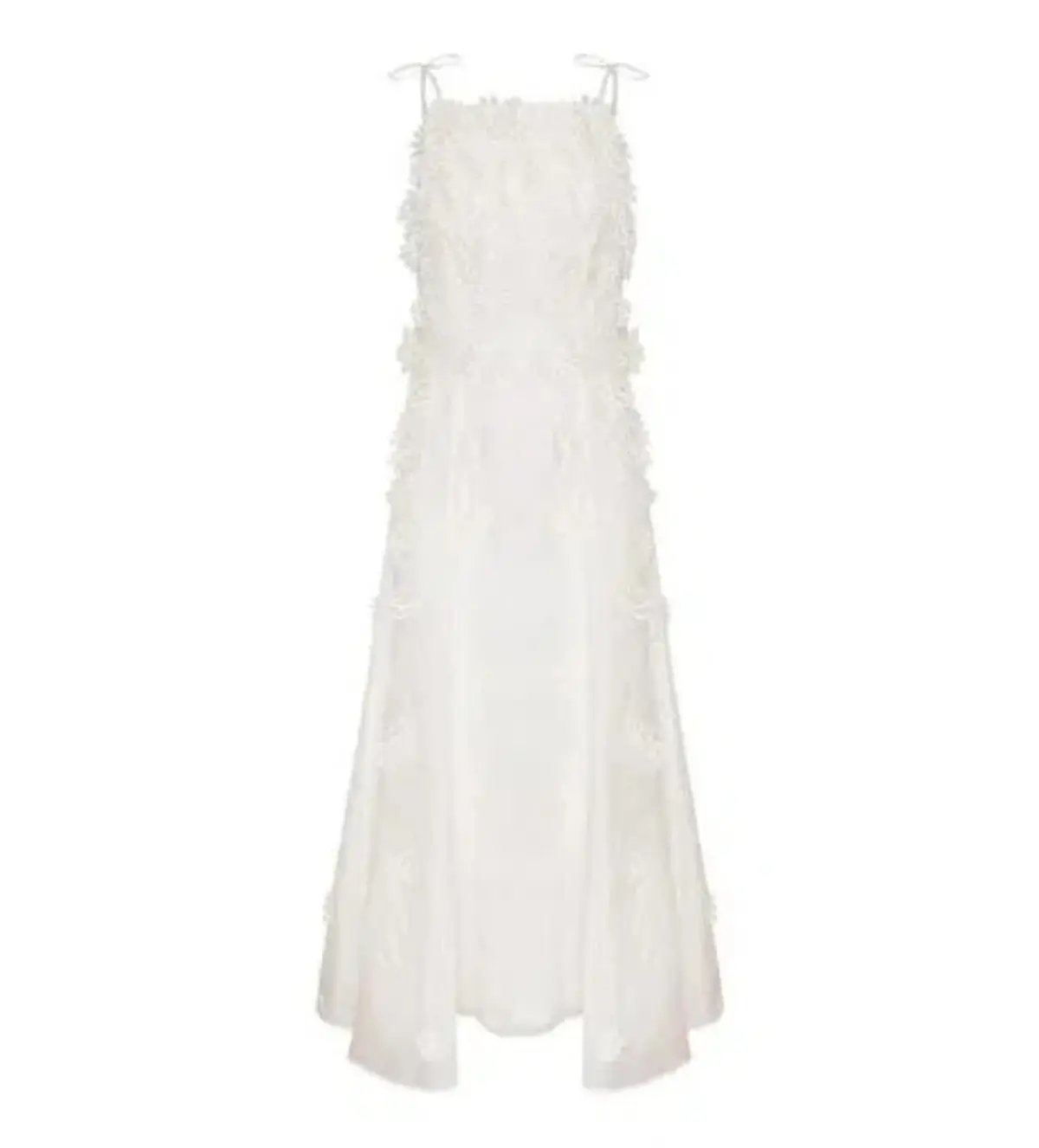 Rachel Gilbert Lorie Maxi Dress in Ivory Size 10 photo 3