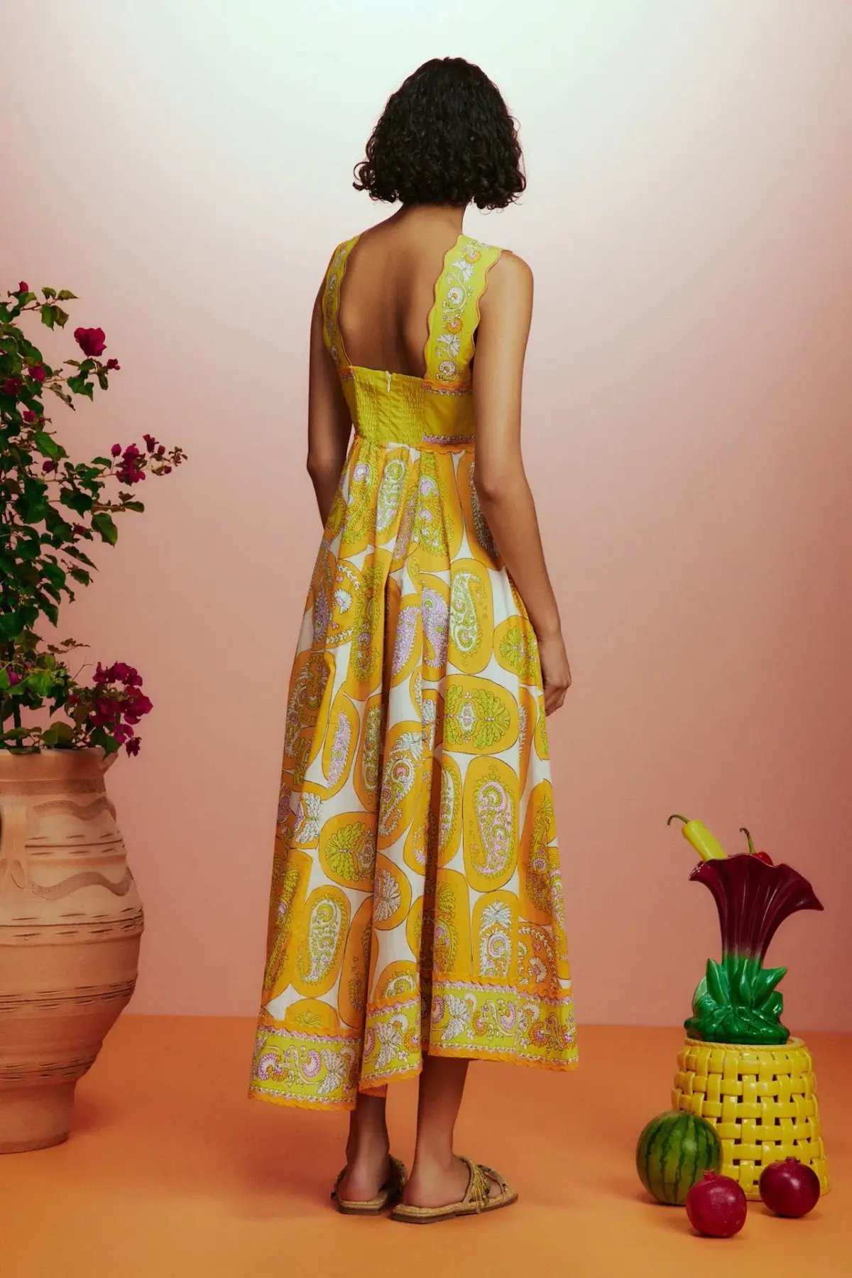 Alemais Diana Summer Dress Floral Size 6 photo 3