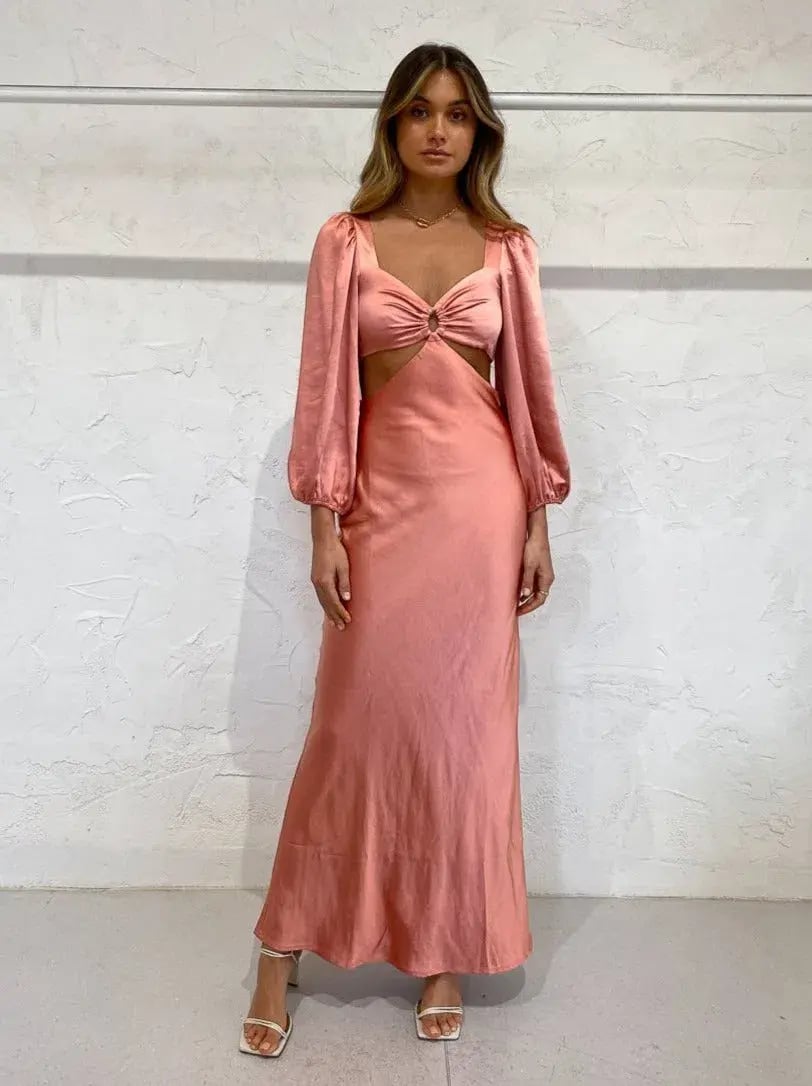 Issy Perfect Stranger Dress Spiced Coral Size 8 photo 3