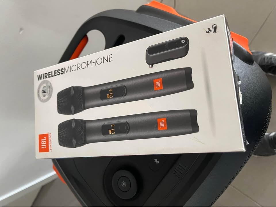 HIRE ONLY- JBL Party Box 710 with 2 x Wireless mics photo 3