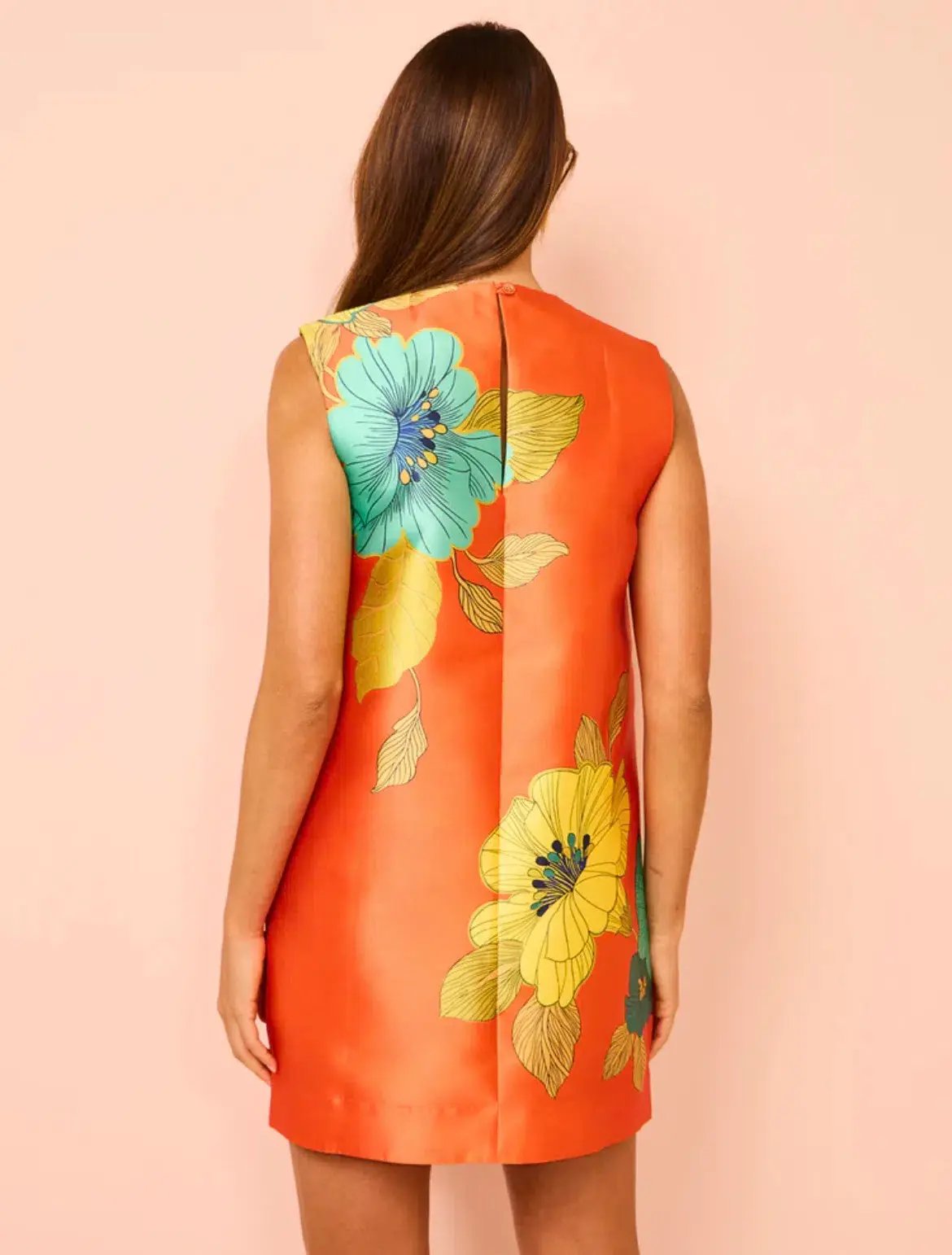 Alemais Piato Mini Dress Orange Size 10 photo 2