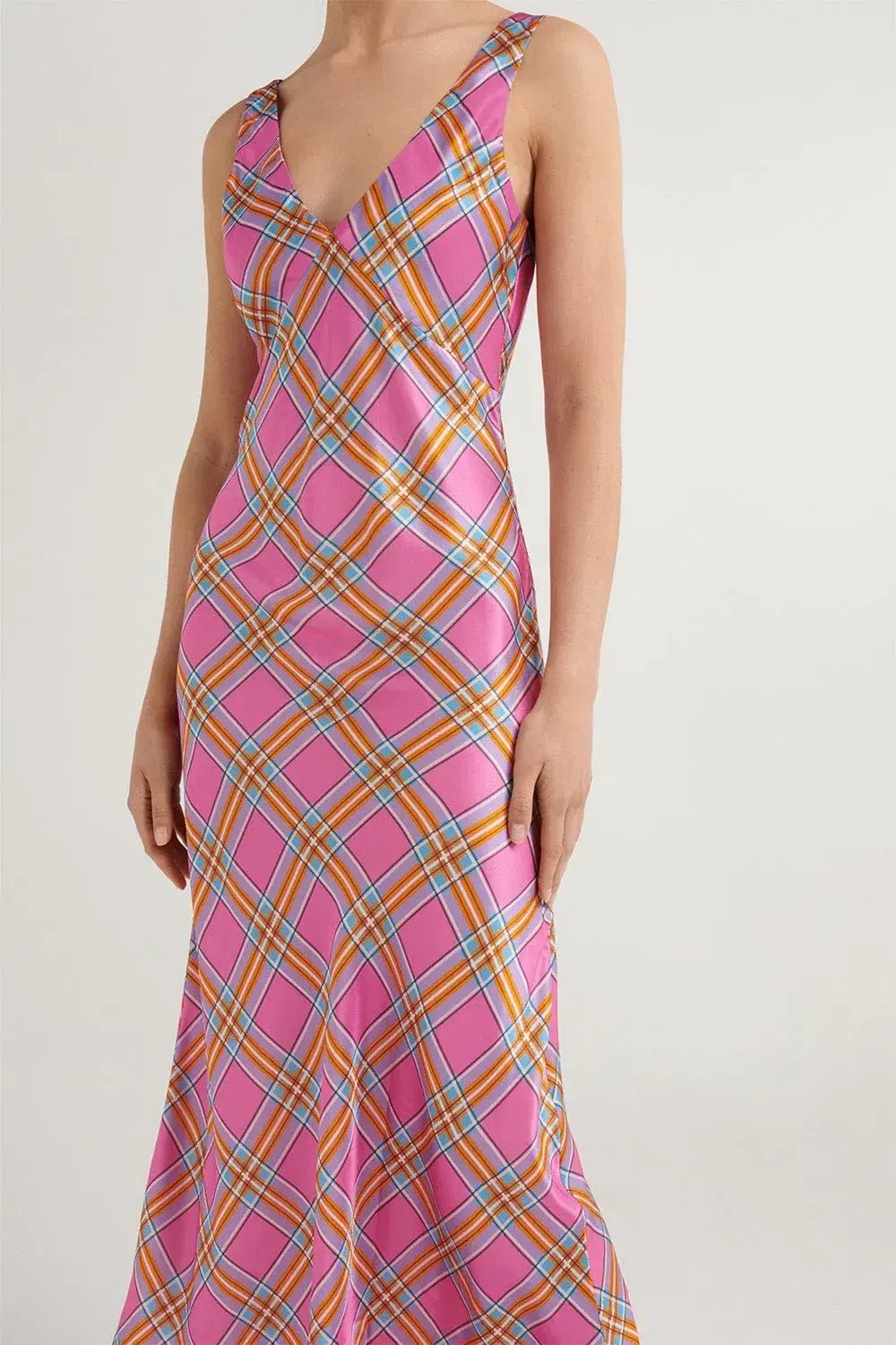 Steele Eadie Dress Pink Check AU12 photo 5