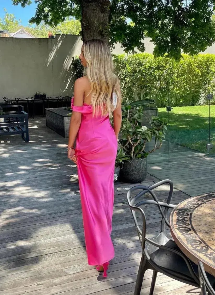 Natalie Rolt Monika Gown Neon Pink Size 1 / AU 8 photo 11