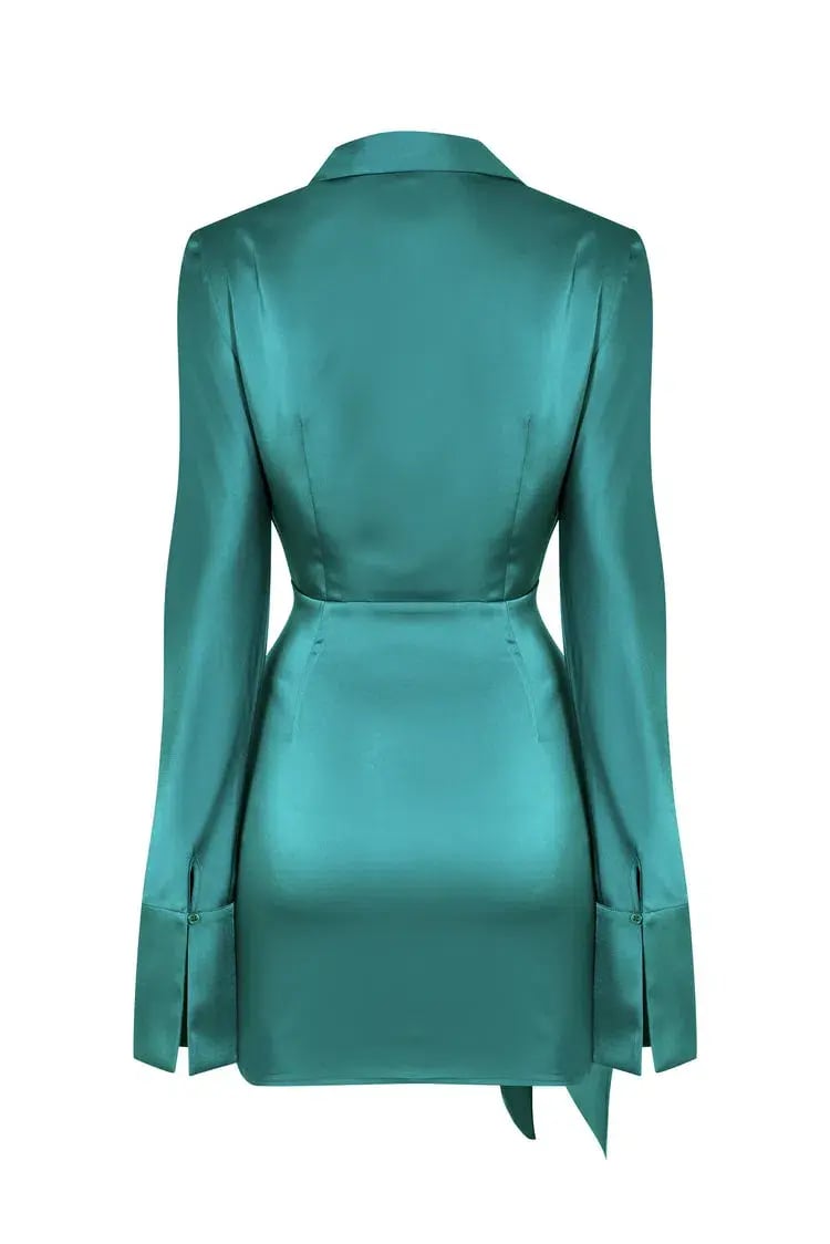 Rat & Boa Alanis Mini Dress Emerald Size M /Au 10 photo 4