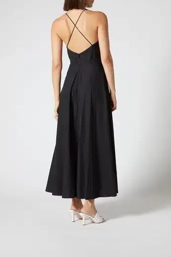Scanlan Theodore Parachute Strappy Dress in Black Size 8 photo 3