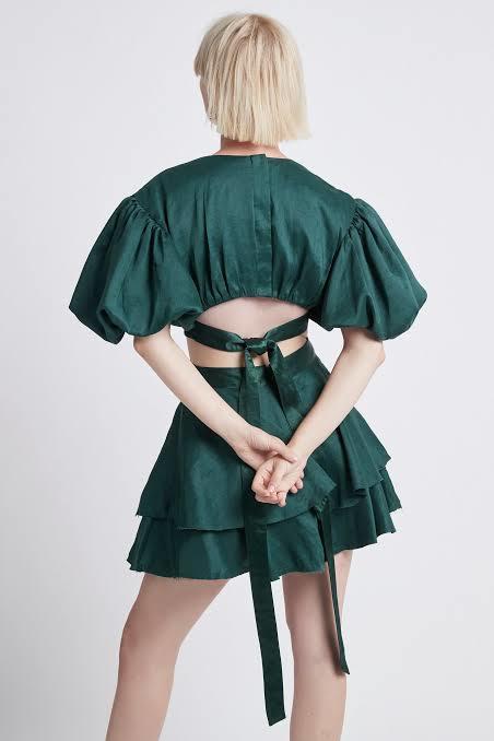 Aje Gracious Cut Out Mini Green 12 photo 3