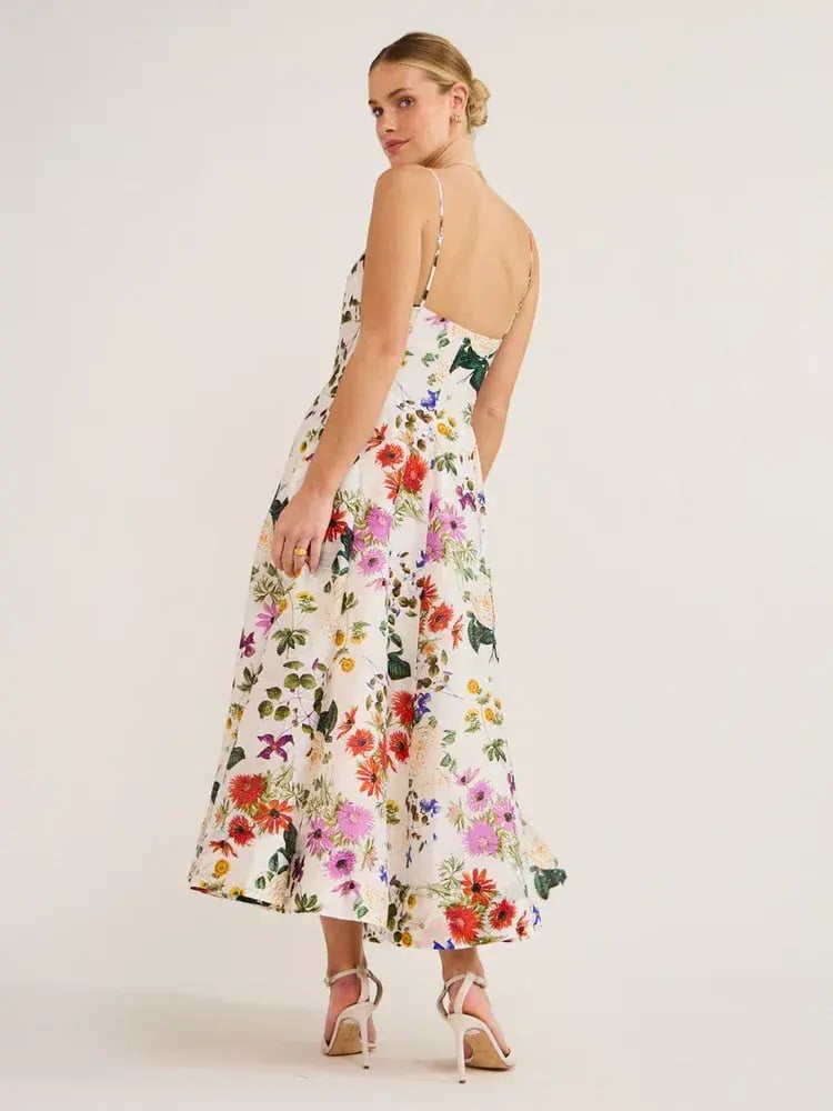 Sofia The Label Enchanted Floral Midi Dress Enchanted Floral Size 8 photo 7