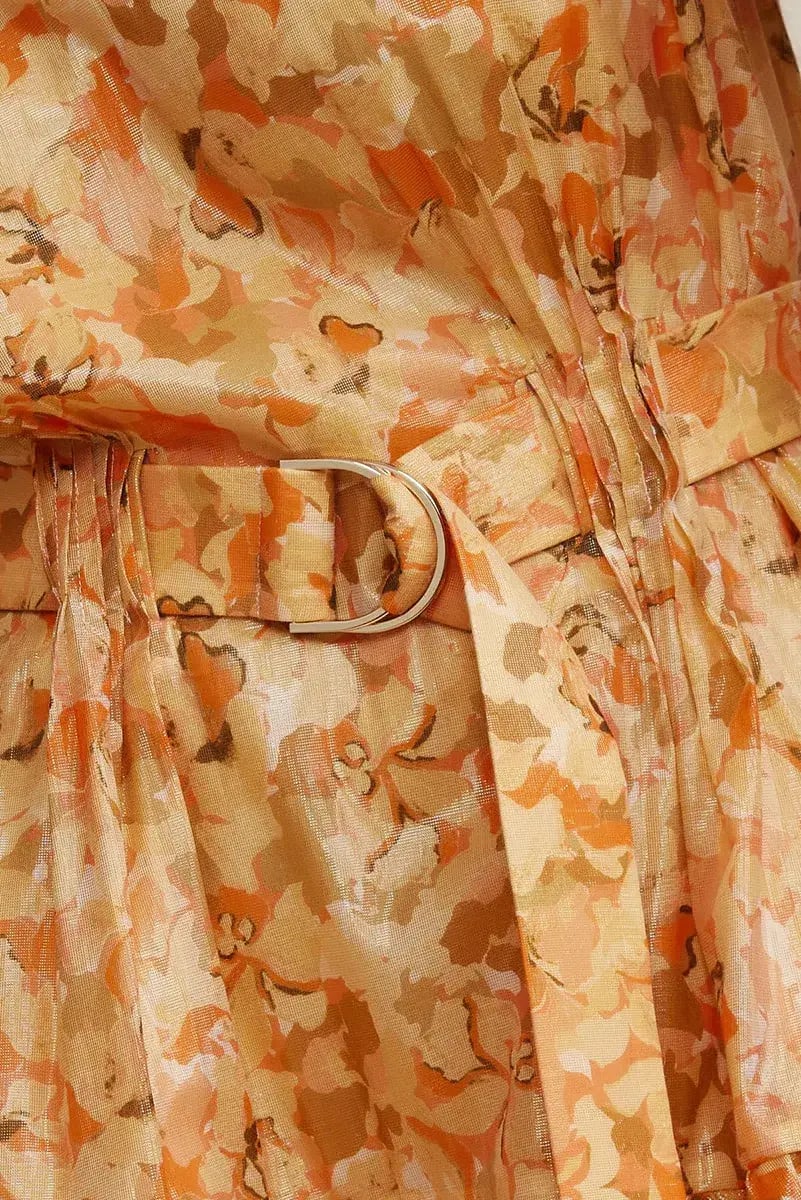 Acler Bonhill Mini Dres Orange Size AU 16 photo 4