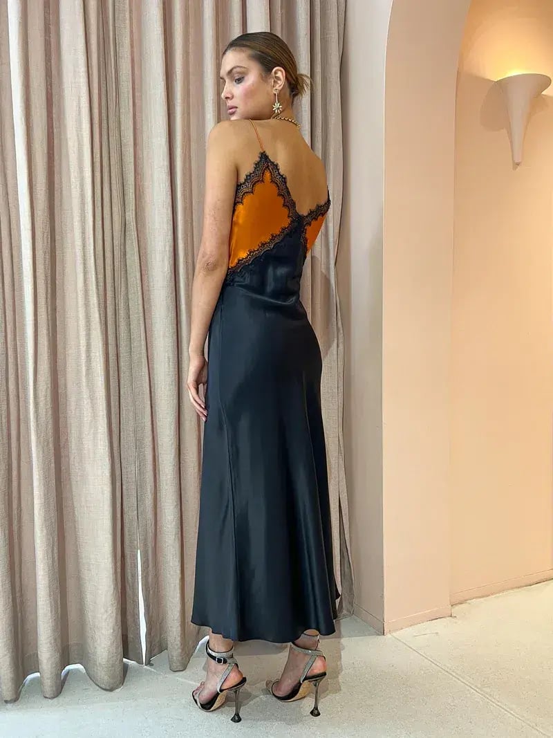 Ginia Sadie Dress In Black Size AU 6 photo 2