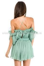 The first sight green moss playsuit photo 2