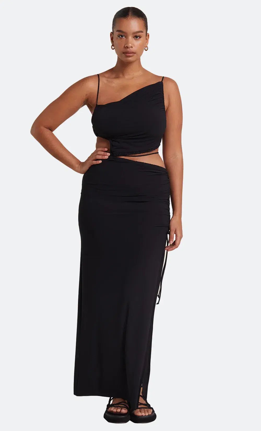 Bec and Bridge Dilkon Maxi Dress Black Size 6 photo 4