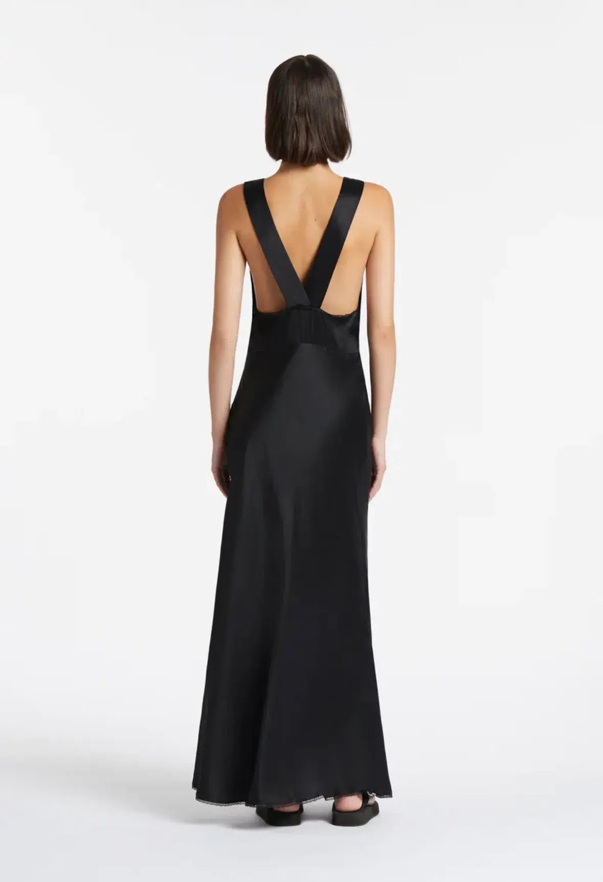 Sir The Label Aries Cutout Dress Black Size 1 photo 3