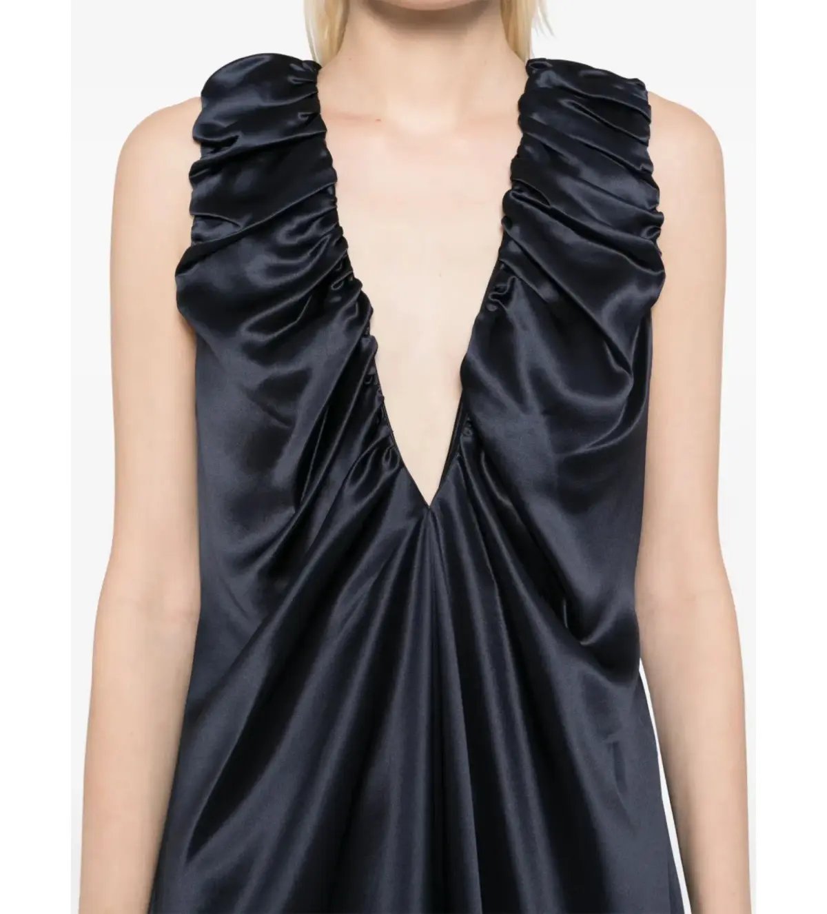 Acler Patterson Maxi Dress Navy Size 8 photo 2