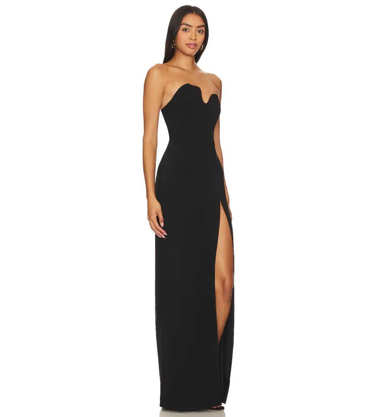 Amanda Uprichard Puzzle Gown Black Size S/AU 8 photo 2