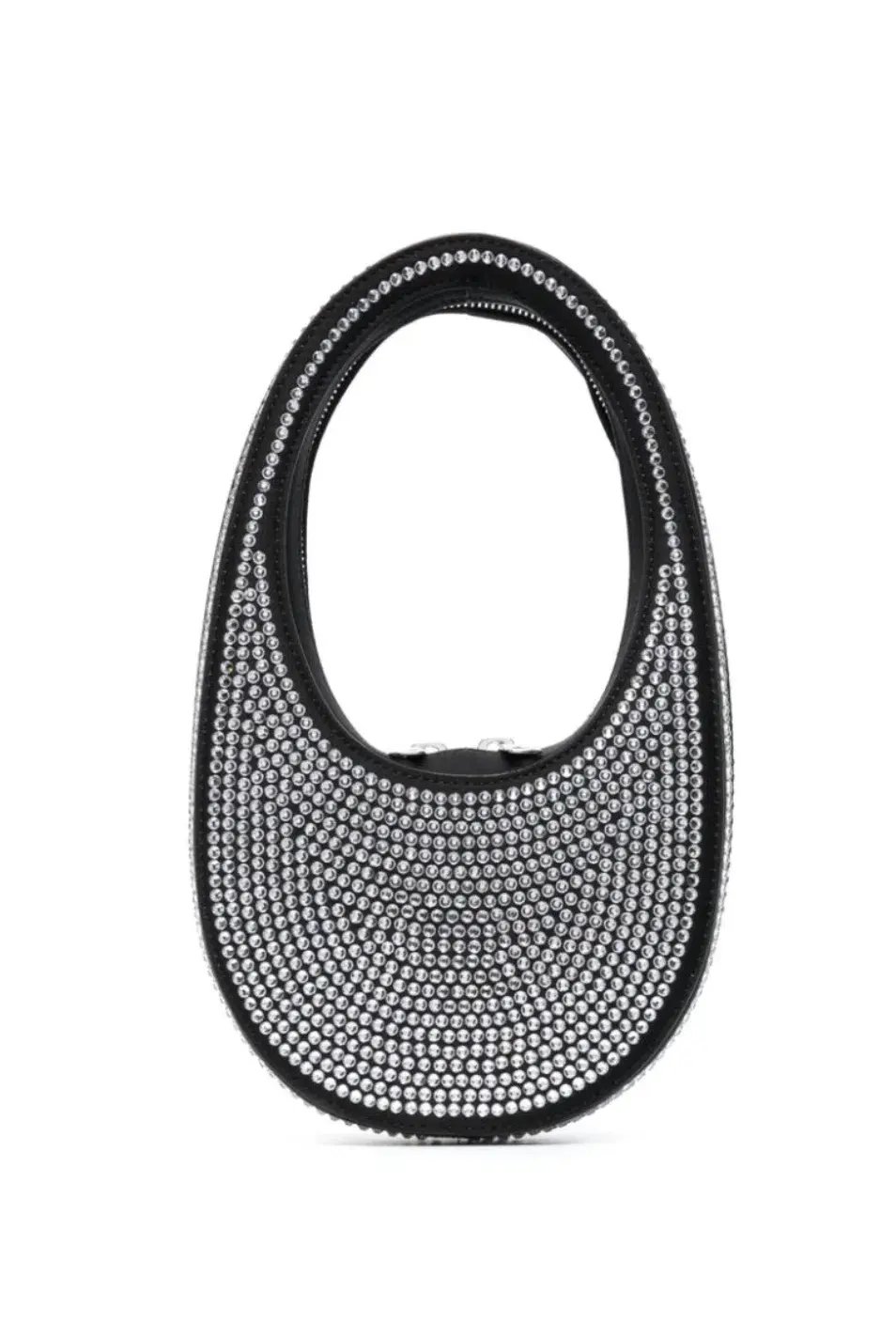 Coperni Crystal Embellished Mini Swipe Bag Black photo 2