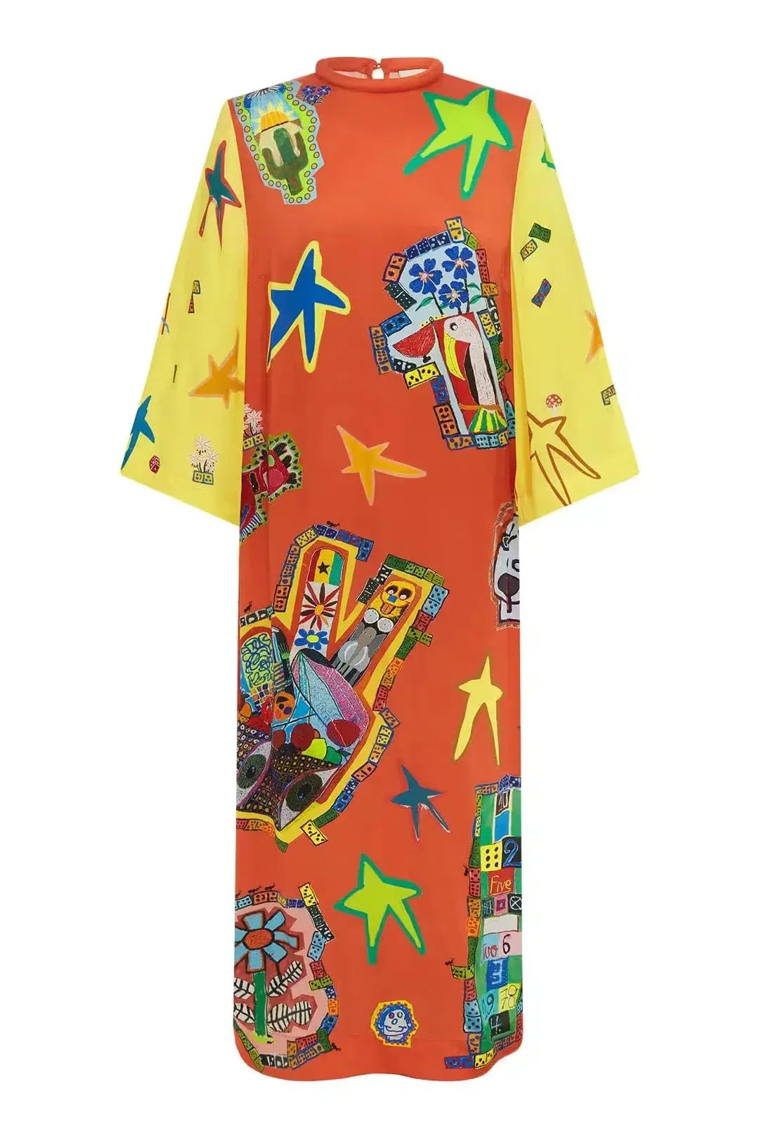 Alemais Players Midi Dress Multi Size 10 photo 5