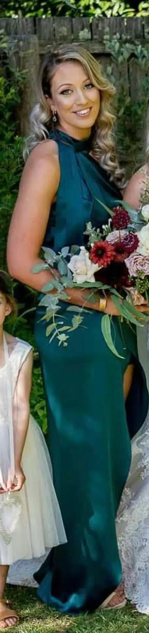 Elle Zeitoune William Gown Emerald Green 10 photo 5