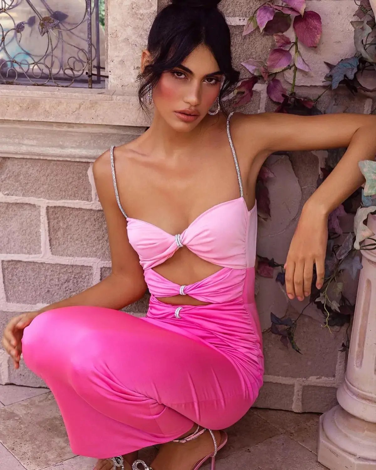 Eliya The Label Zora Dress Pink Size M / Au 10 photo 3