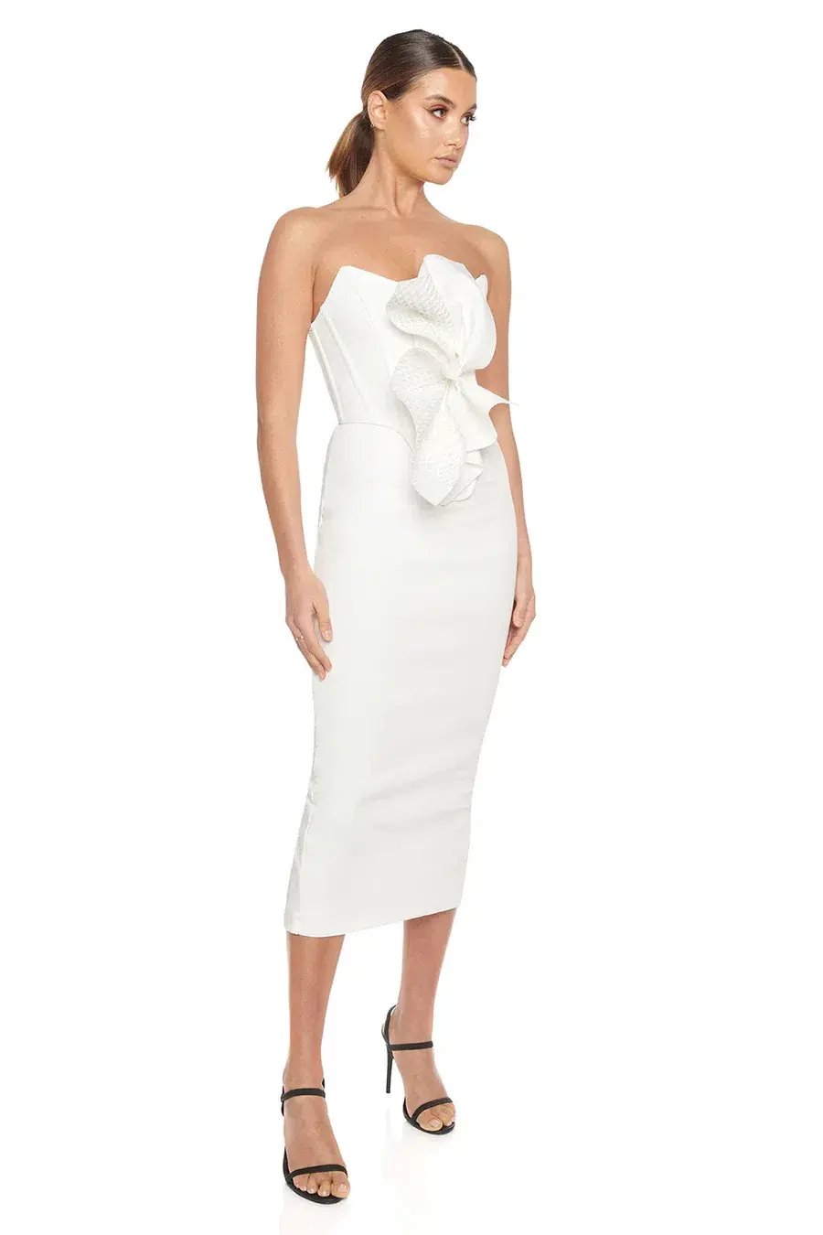 Eliya the Label Lilian Dress White Size 8 photo 4