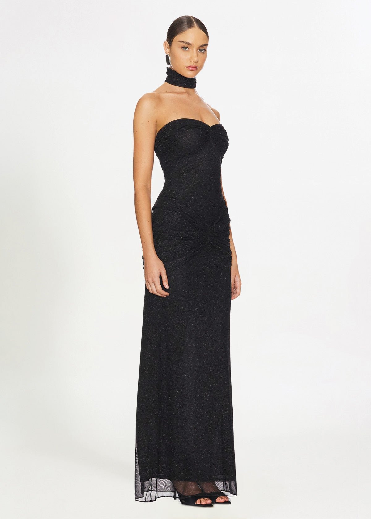 Starlite Dress in Black photo 3
