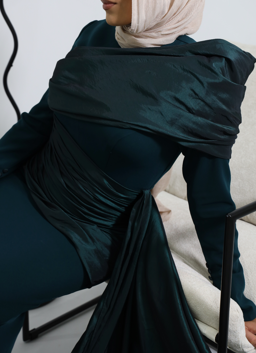 CYNTHIA GOWN BY MY SECRET WARDROBE EMERALD photo 4