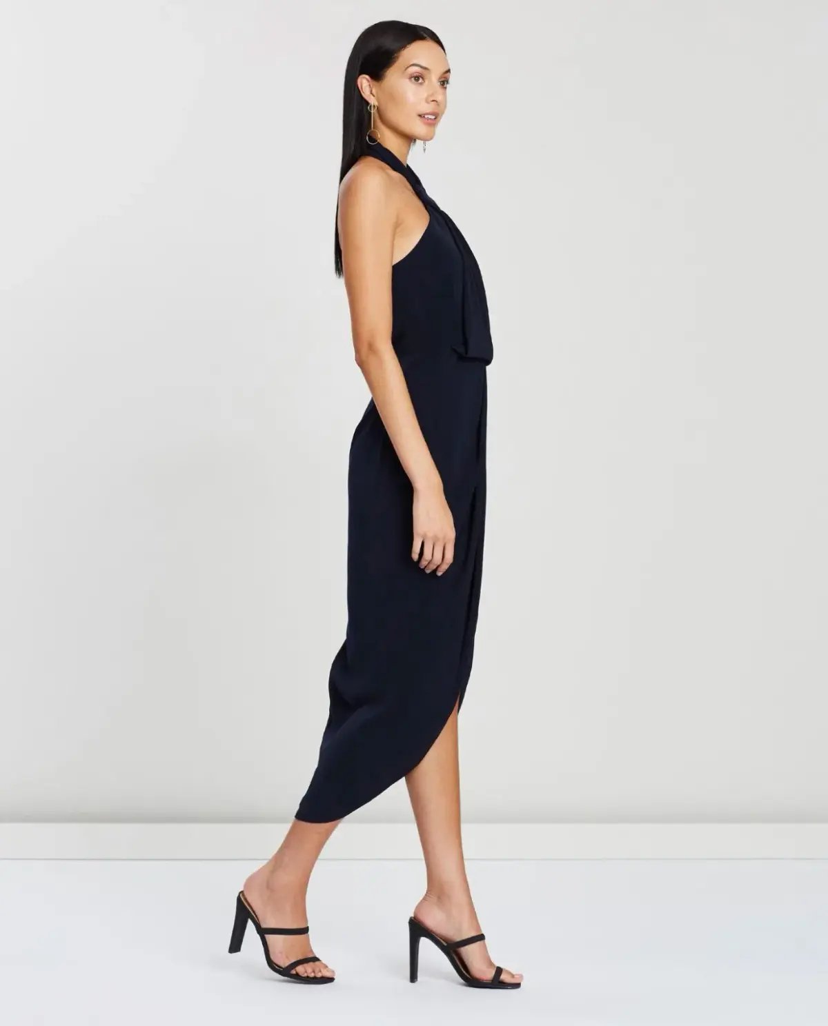 Shona Joy Knot Dress NAVY 12 photo 2