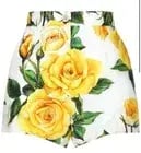 Dolce & Gabbana Multicolored Rose Print Top & Shorts Size 10 photo 2