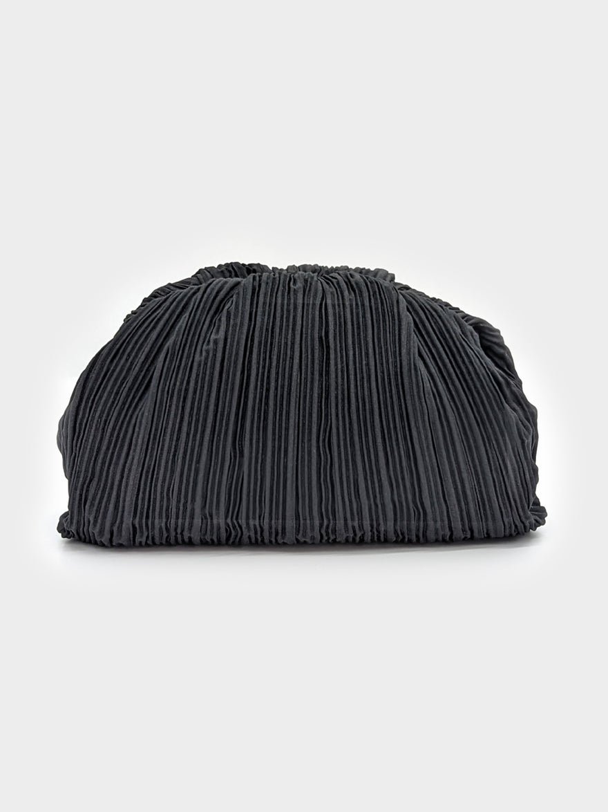 Loeffler Randall Bailey Black Pleated Dome Clutch photo 4