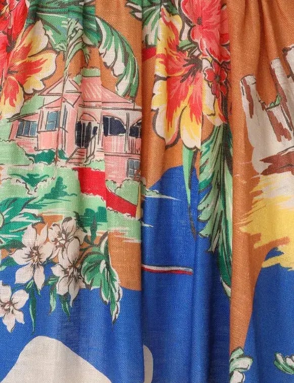 Zimmermann Alight Picnic Dress Nautical Map Size 3 / AU 14 photo 3