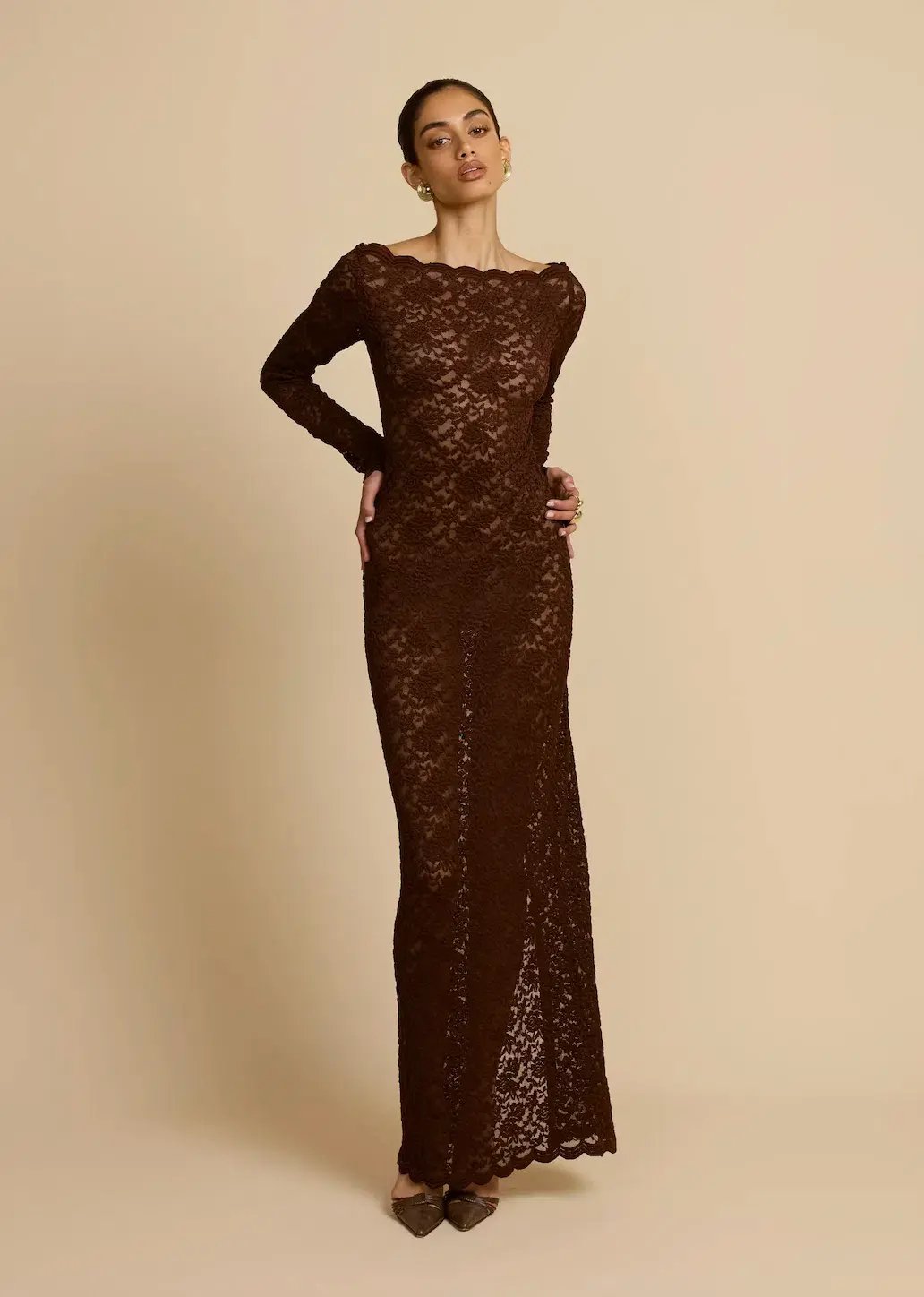 Arcina Ori Monet Maxi Dress Brown Size S / AU 8 photo 4