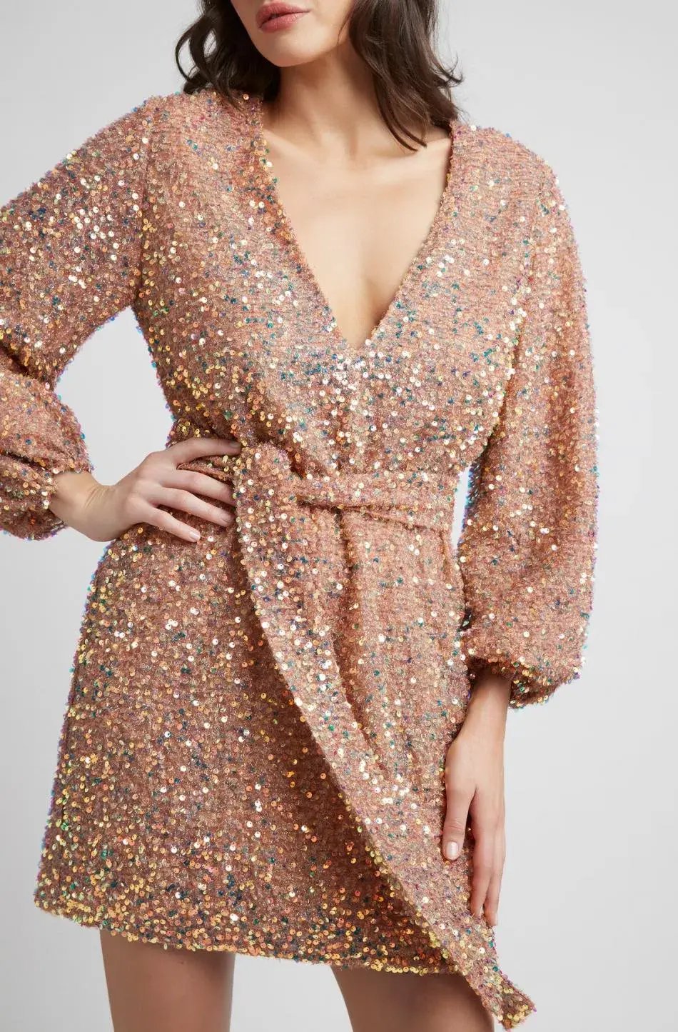 Sheike Xanadu Dress Gold Size AU 8 photo 4