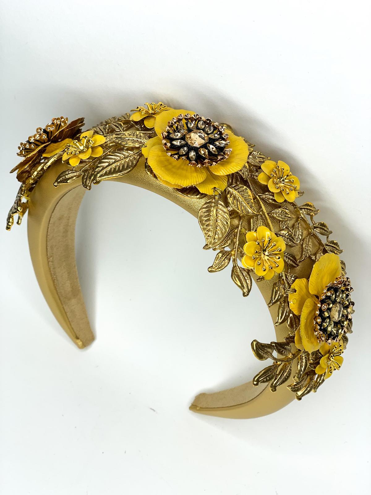 Halo & Rose Impromptu Princess headband yellow photo 6