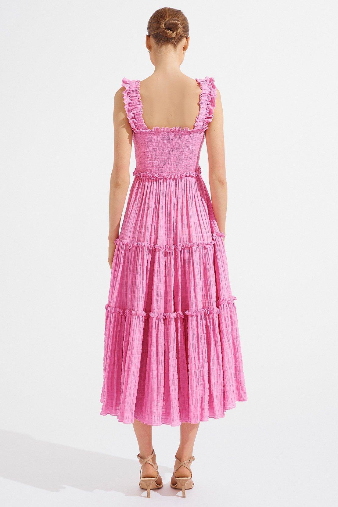 Steele Everley Dress Pink Size 10 photo 4