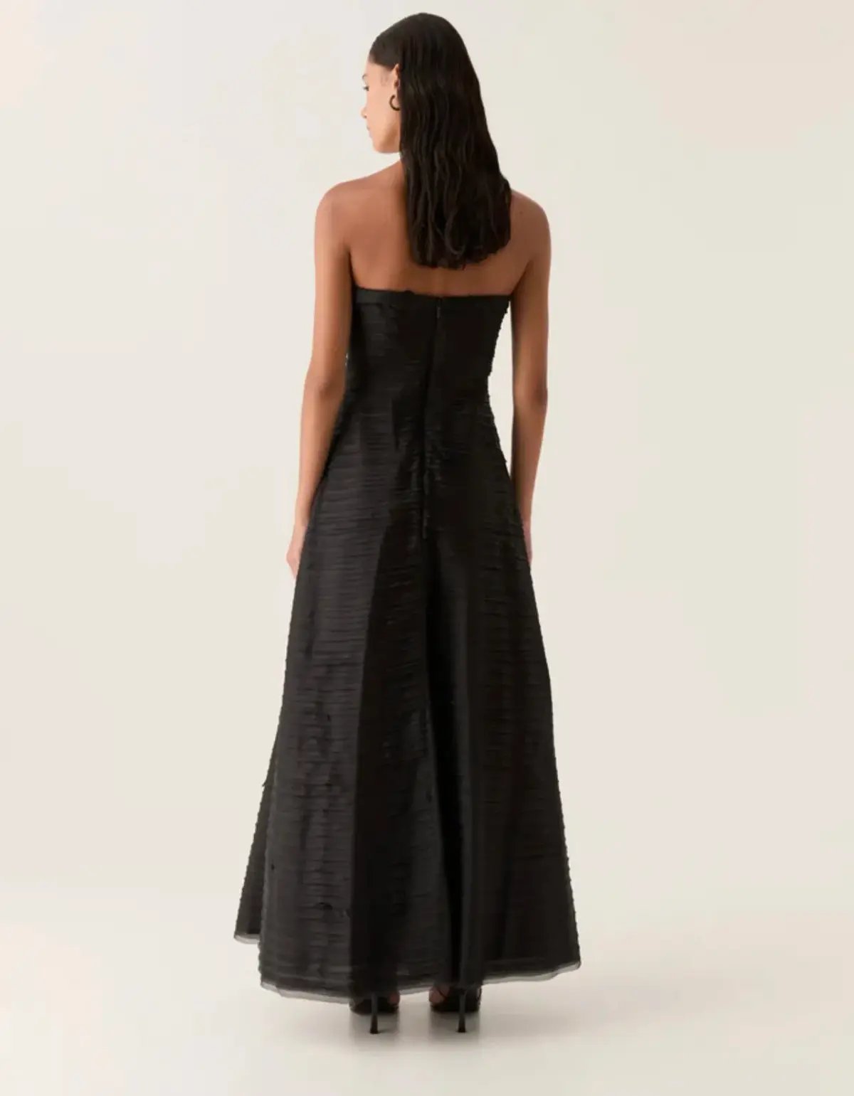 AJE Soundscape Maxi Dress Black Size AU 8 photo 3