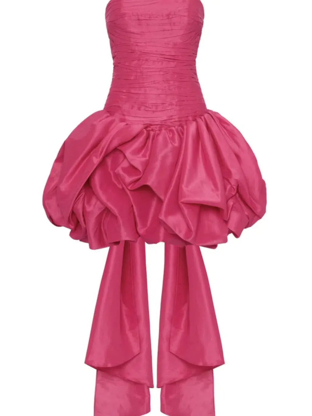 Aje Piacere Bubble Hem Mini Dress in Fuchsia - Size 10 photo 4