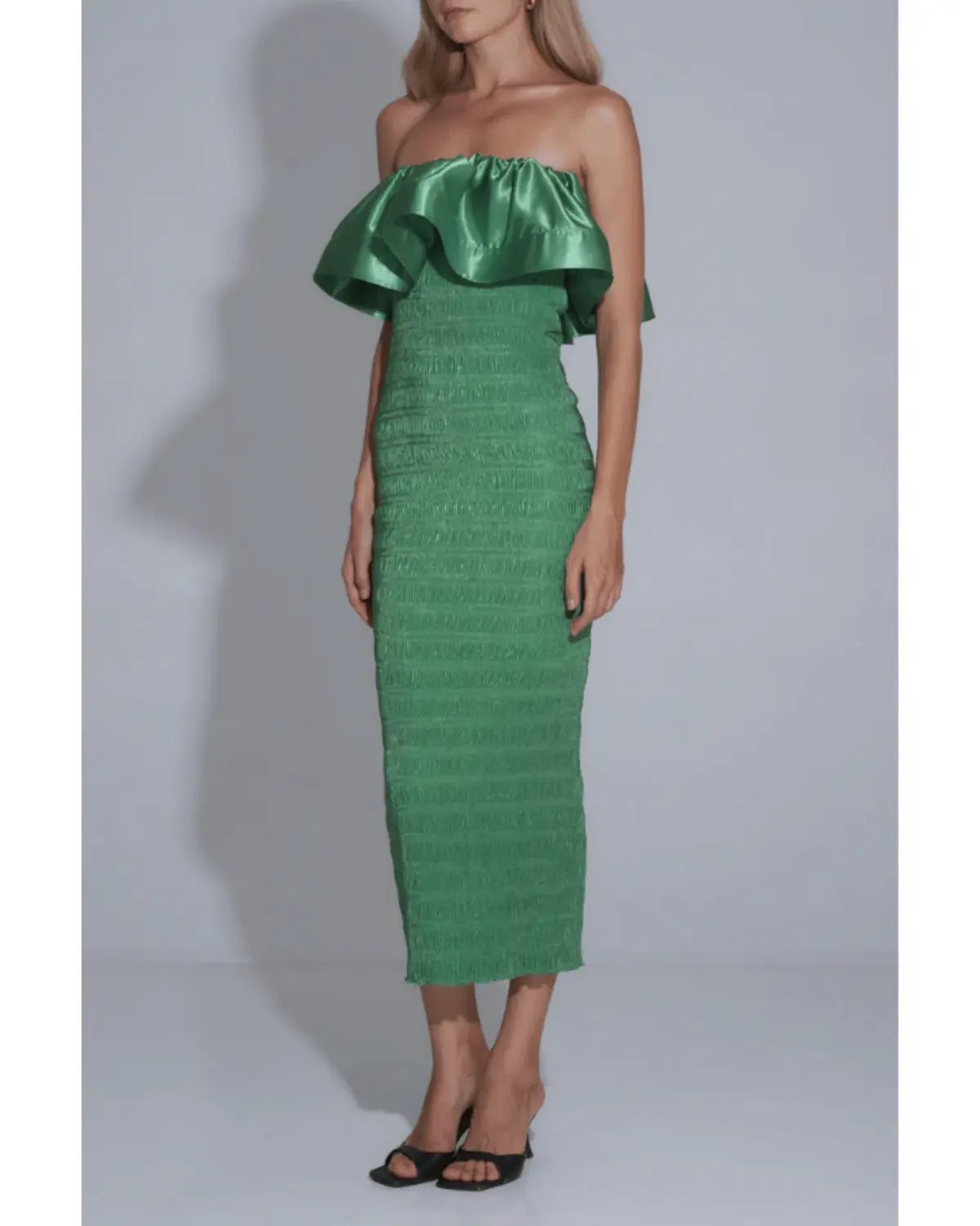 JÁC by L'Idee Capri Cocktail Dress in Verde Size AU 8 photo 2