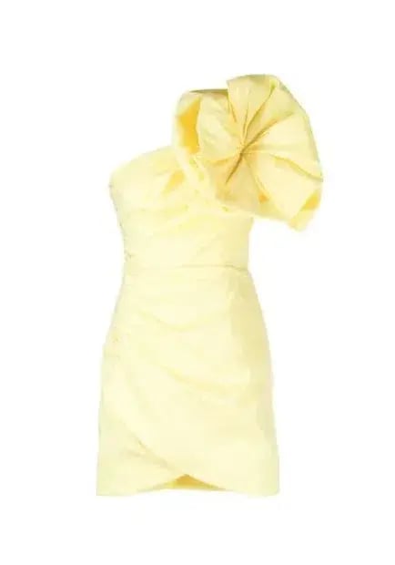 Rachel Gilbert Evana Mini Dress Yellow Size 4/AU 14 photo 5